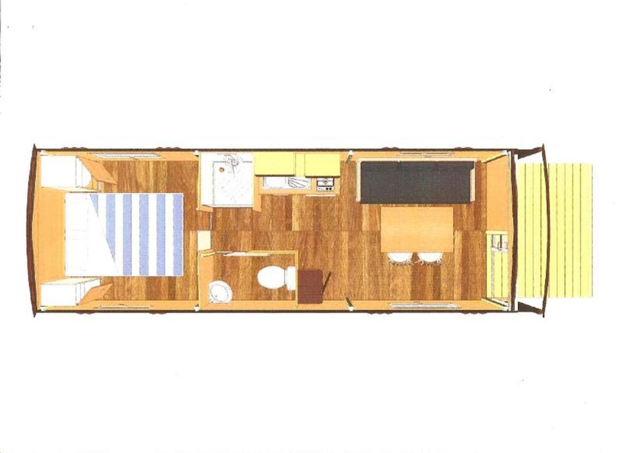 Camping Les Amandiers Castelnau-de-Guers Экстерьер фото